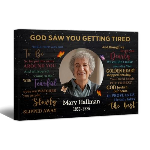 HYESANGNY Personalized Memorial Canvas