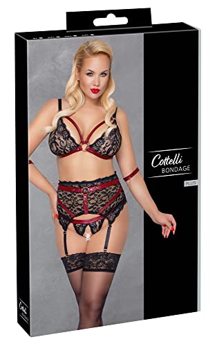 Ensemble de jarretelles noir 4XL conception haut de gamme et finitions luxe