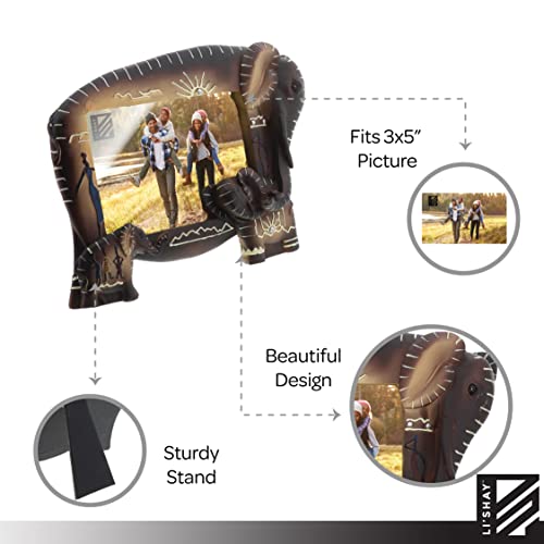 Tribal Elephant Picture Frame For 3X5 Photo #TOP1