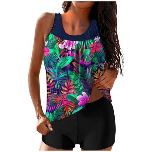 Maillot de Bain Femme 2 Pieces Ronde pour Plage et Piscine
