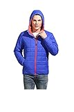 Talla: XXL (hombre) Eono Essentials - Chaqueta térmica guateada para hombre (azul, XXL)