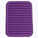 9" x 12" Silicone Pot Holder, Trivet Mat, Baking Gadget Kitchen Table Mat, Silicone Drying Mat, Draining Board - Waterproof, Heat Insulation, Non-Slip,Trivet, Tableware Pad Coasters (Dark Purple)
