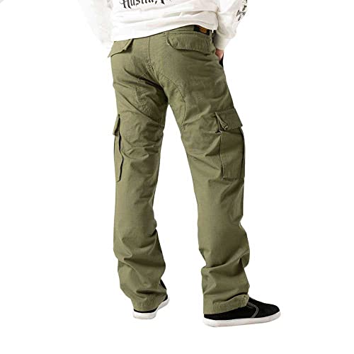 West Coast Choppers - Rockabilly Cargohose - WCC CAINE RIPSTOP CARGO PANT - GREEN - M bis 3XL - für Männer - Größe 3XL - grün
