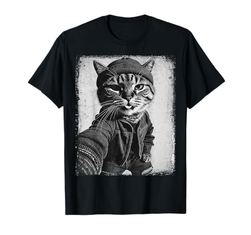 Katzenfan Streetwear Stylisches Katzen T-Shirt