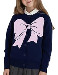Navy & Pink Bow