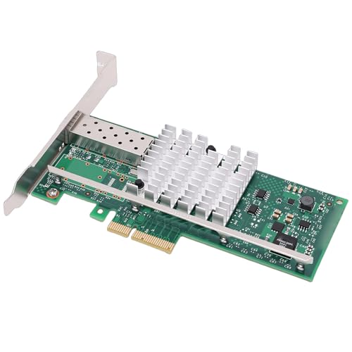 Carte Réseau SFP+ 10 Go Jectse avec Contrôleur 82599EN et Adaptateur Ethernet PCIe X4 pour Serveur