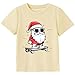 Toddler Christmas Shirts Boys Girls Christmas Santa Sunglasses Tshirt Funny Xmas Graphic Tee Tops Holiday Outfit 3T
