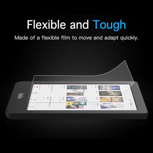 MoKo 2 Stück Blendfreie Folie für 6 zoll Kobo Clara Colour & Clara BW 2024/2025, PET Displayschutz Anti-Kratz Schutzfolie Premium Matte Vollabdeckung Screen Protector für Kobo Clara 2E 6\ 2022