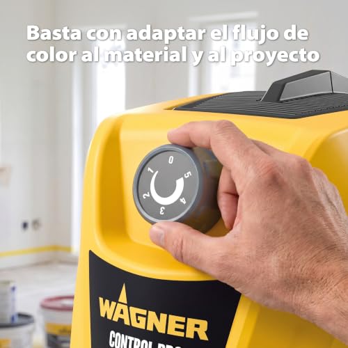 Miniatura 7 de Wagner Airless Pulverizador De Pintura Control Pro 250m Para Pinturas Plásticas Látex, Barnices Y Esmaltes, 15 M -2 Min, Regulación Del Aire A Presión, 110 Bar, Manguera 9 M