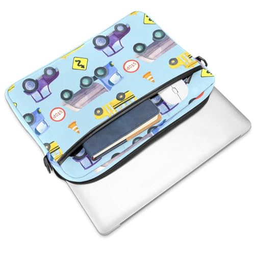 Maletín para autobús escolar y portátil multicolor con correa ajustable 2