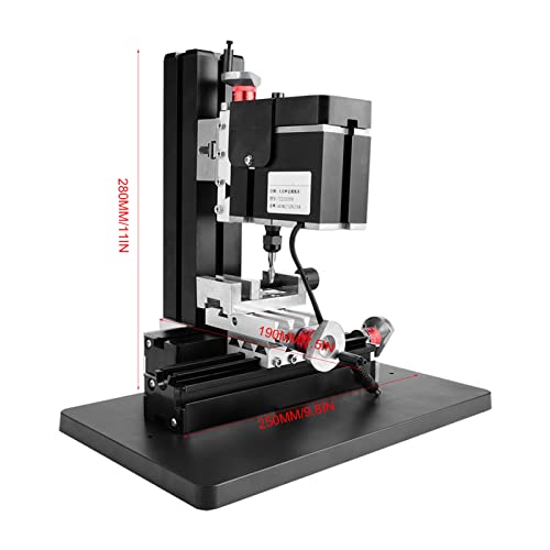 60W 12000RPM Mini Milling Machine DIY Metal Woodworking Lathe Machine Multifunction Worktable Power Miller - Image 4