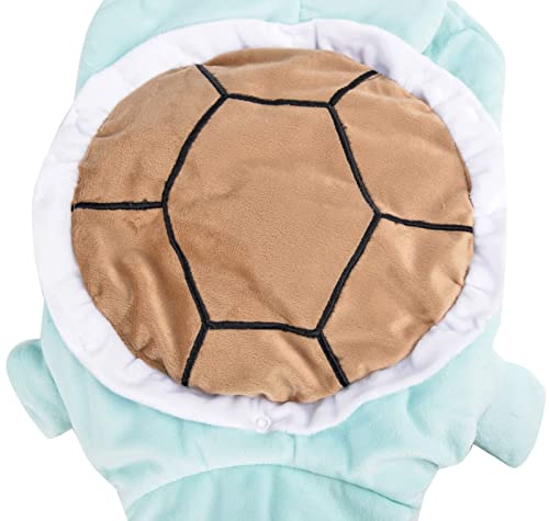 Chezabby Funny Tortoise Cat Dog Costumes Halloween Christmas Pet Cosplay Clothes Adorable Flannel Dog Pajamas Outfit Soft Velet Puppy Apparel Fleece Doggie Sweater Warm Cat Coat #TOP5
