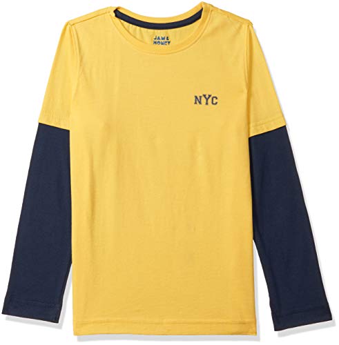 Image of Amazon Brand - Jam & Honey Boy's Regular Fit T-Shirt