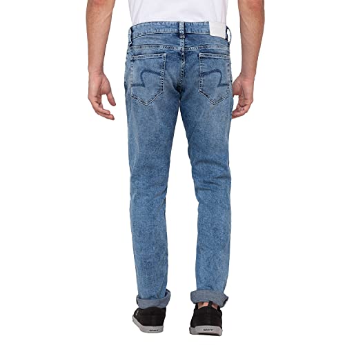 Image of Spykar Men's Slim Fit Low Rise Casual Jeans