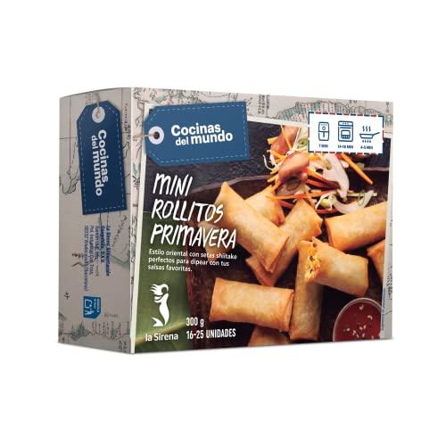 La Sirena Mini Rollitos Primavera, 300g (Congelado)