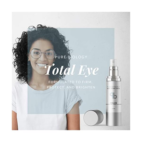 Pure-Biology-Total-Eye-Cream-with-Hyaluronic-Acid-Baobab-Oil-Anti-Aging-Complexes-to-Reduce-Dark-Circles-Puffiness-Under-Eye-Bags-Wrinkles-Fine-Lines-for-Men-Women Total Under Eye Cream for Wrinkles | Caffeine Eye Cream Anti Aging Moisturizer and Avocado Oil Eye Wrinkle Cream with Baobab Oil Hyaluronic Acid and Vitamin E | Hydrating Eye Cream for Men and Women