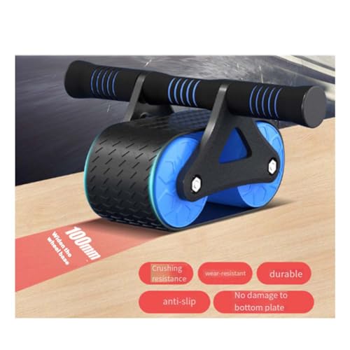 Rodillo Cenei con ruedas elásticas para ejercicios abdominales y flexiones en casa 2