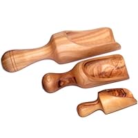 Algopix Similar Product 20 - Handcrafted Olive Wood Salt Spoons or