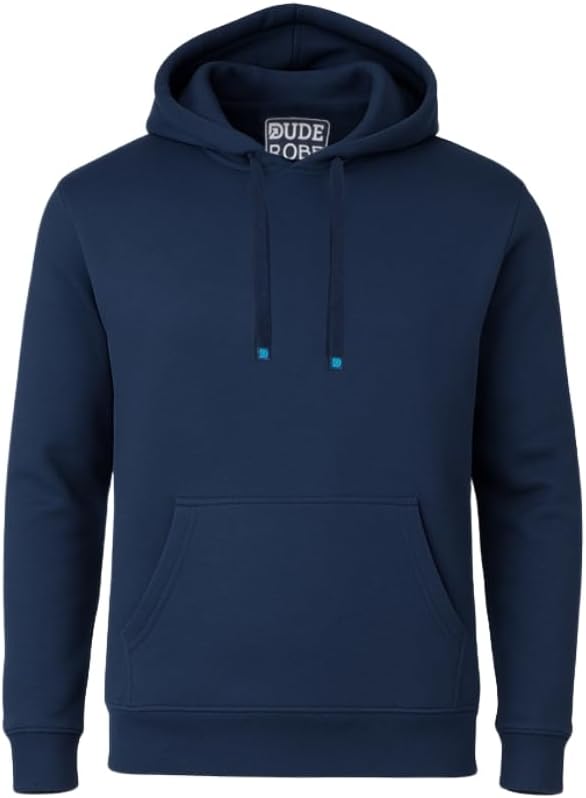 DudeRobe Men's Hooded Reversible Hoodie | As Seen on Shark Tank, Ultimate Comfort and Style for Men's Loungewear