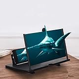 Comely Lupa de Pantalla para Teléfono 14',Amplificadores de Pantalla 3D HD,Extraíble,Dispositivo de Protección para los Ojos y Protección contra la Radiación,Adecuado para Todos los Teléfonos Móviles
