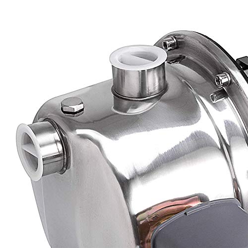 Happybuy Shallow Well Jet Pump With Pressure Switch 3/4Hp Jet Water Pump 131 Ft Stainless Steel Jet Pump To Supply Fresh Well Water To Residential Homes Farms Cabins #TOP4