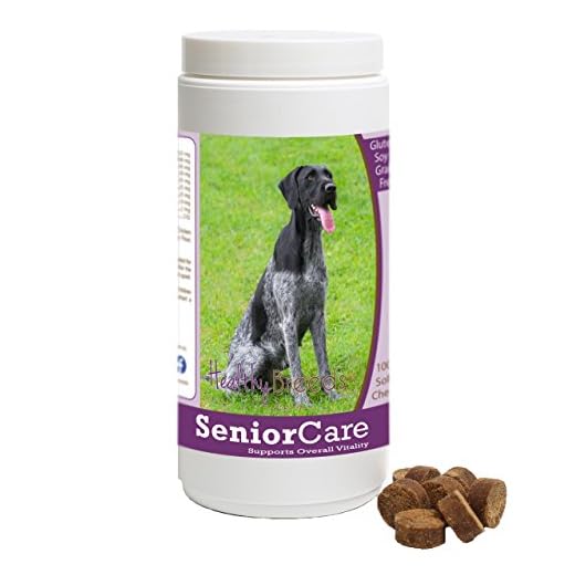 Healthy Breeds German Wirehaired Pointer Senior Dog Care Soft Chews 100 Count