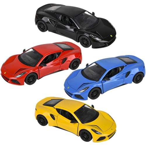 Lotus Emira Diecast Pull-Back Car Toy, 5 Inch, 12 Unidades miniatura 6