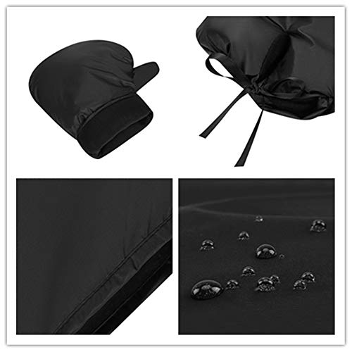 Handlebar Gloves Muffs Waterproof Motorcycle Grip Mittens Windproof E-Bike Handguards Covers Winter Warm Snowmobile Gloves Universal Hand Protectors For Cold Weather #TOP2