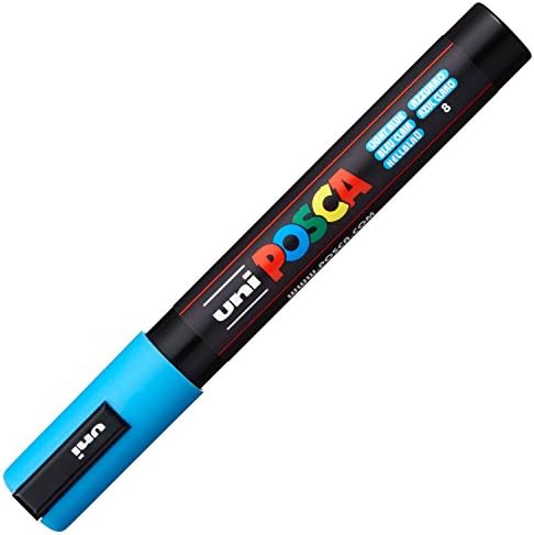 uni-ball Posca PC-5M Medium Bullet Tip Marker - White,152637000