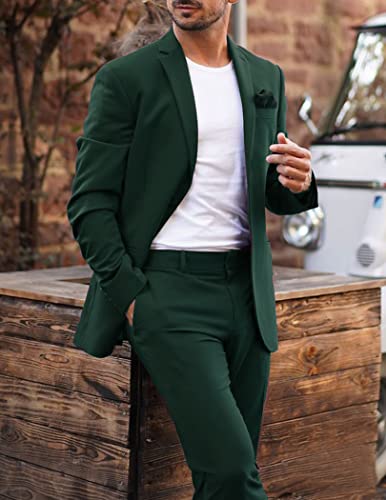 image for COOFANDY Men Blazer and Sport Coat Lightweight Suit Jacket Wrinkle Fre