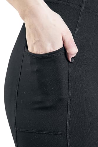 RED by EMP Damen Schwarze Leggings mit seitlichen Einschubtaschen M