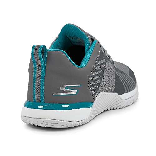 Tênis Viper -, Skechers, Feminino, Cinza Escuro / Azul, 38