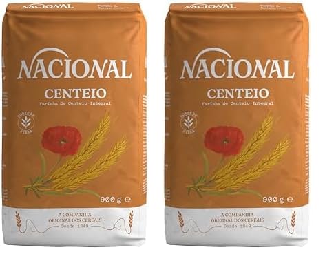 Nacional desde 1849 - Farinha de Centeio Integral 900G (Paquete de 2)