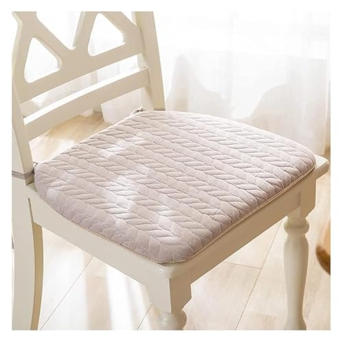 Coussin de chaise de bureau antidérapant durable assise douce 40x43cm
