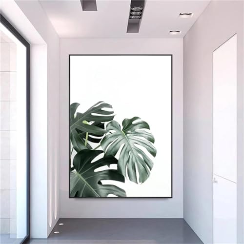 Affiche murale toile photo de feuille de palmier et eucalyptus pour décor