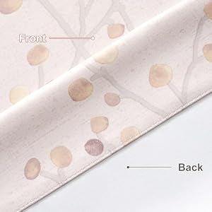 DriftAway Harper Ink Floral Pattern Window Treatment Valance Curtain Living Room Bedroom Dining Room Rod Pocket 52 Inch by 14 Inch Plus 2 Inch Header Watercolor Painting Beige DriftAway Harper Ink Floral Pattern Window Treatment Valance Curtain Living Room Bedroom Dining Room Rod Pocket 52 Inch by 14 Inch Plus 2 Inch Header Watercolor Painting Beige