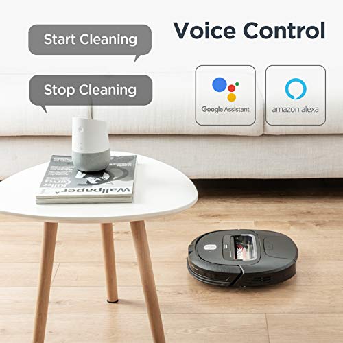 eureka Groove Robot Vacuum Cleaner, Wi-Fi Connected, App, Alexa & Remote Controls, Self-Charging, NER300 , Black by Eureka - Image 4