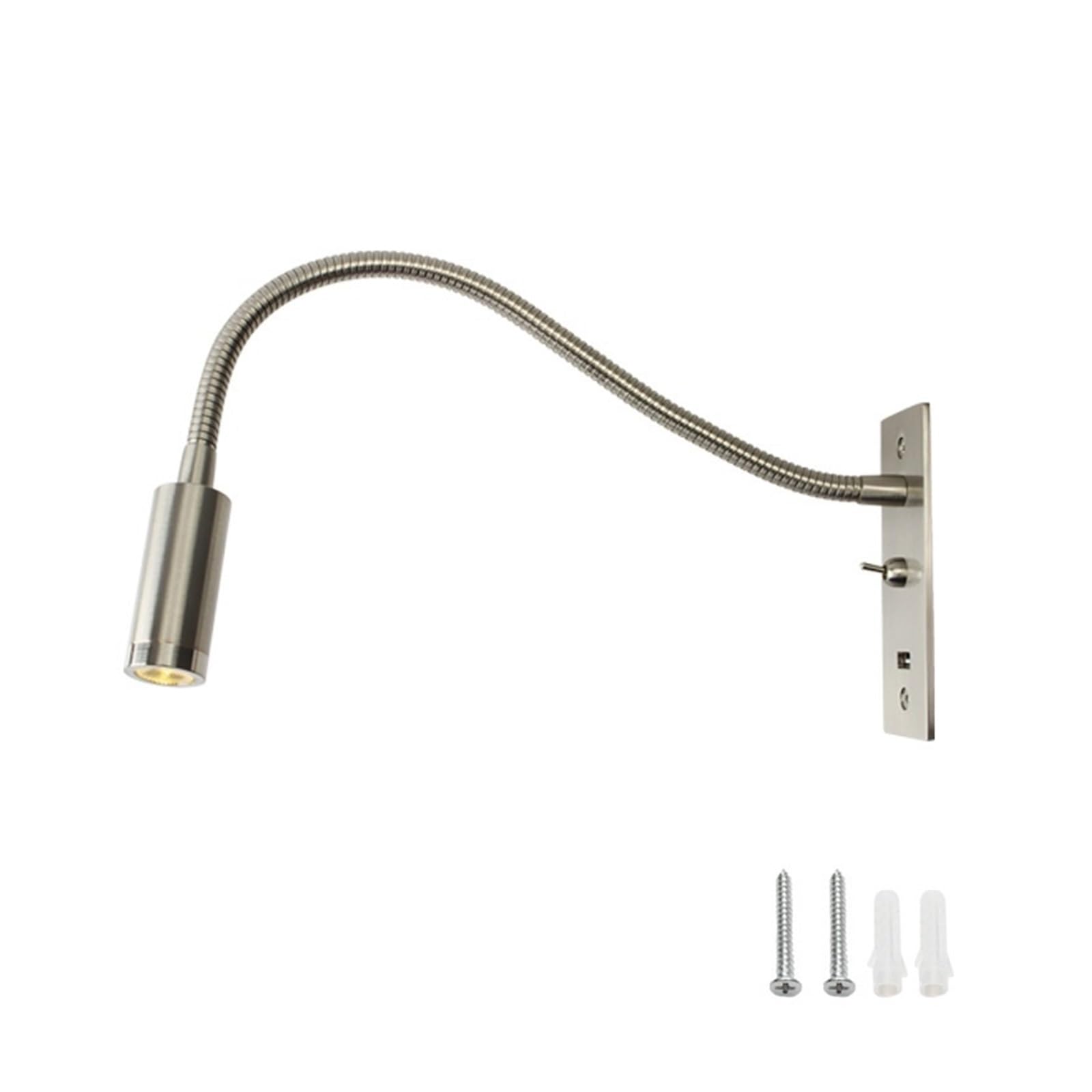 Lampe de lecture de chevet LED 3W idéale pour lire au lit sans fatiguer vos yeux