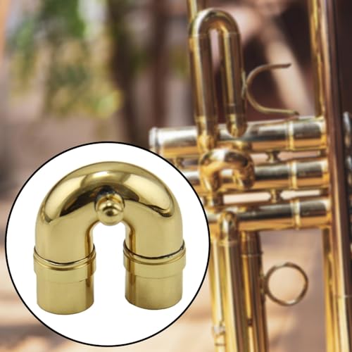 Trumpet Bend Neck Brass Trumpet Replacement Part Saxophone Elbow Bend for Musical Instrument Fittings - Thumbnail 5