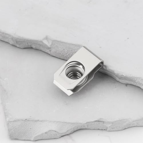 LT Easiyl 40 Stück 5/16-18 U-förmige Clip-On-Muttern aus Edelstahl Standard-U-Muttern für Kotflügelhalterungen Und Radlaufleisten