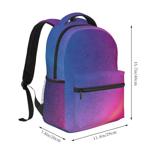 Sac à dos imperméable imprimé géométrique pour ne plus manquer d'espace