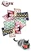 4cats 10er Sparpack Schmusekissen mit Baldrian | L 7,5 x B 10 x H 1,5 cm
