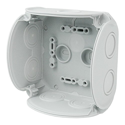 Cable Junction Box DK 0400 GZ without Clamp IP66 Junction Box, Wet Room, Empty Housing, Hensel 5358, Grey - Image 2