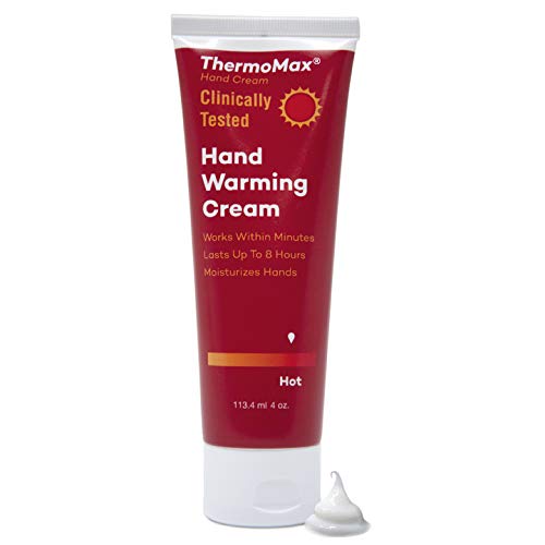 ThermoMax Hot, Boston Topical’s Natural Hand Warming Cream, Soothes Foot Discomfort, Moisturizes Dry Skin, Absorbs Quickly – Clinically Tested Ingredients (4oz Tube)
