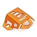 Mokiton Motorcycle Rear Brake Fluid Reservoir Pump Guard Cover Compatible With 1290 Super Adventure S/R/T 2016-2023 2024 | Gas Tank Protectors 1290 Super ADV 1290ADV 1290S Accessories (orange)