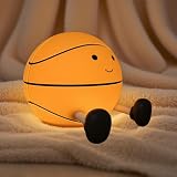 CECOMBINE Lámpara de baloncesto para niños, luz nocturna recargable, con temporizador, para cumpleaños, Navidad, para niños, mujeres, adolescentes y niñas