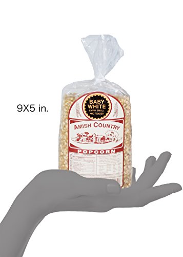 Amish Country Popcorn - Baby White Extra Small and Tender - GMO Free 2 lb Bag - image 5