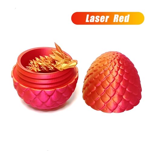image for Zobetro Easter Basket Stuffers, 3D Printed Dragon Surprise Egg, Execut