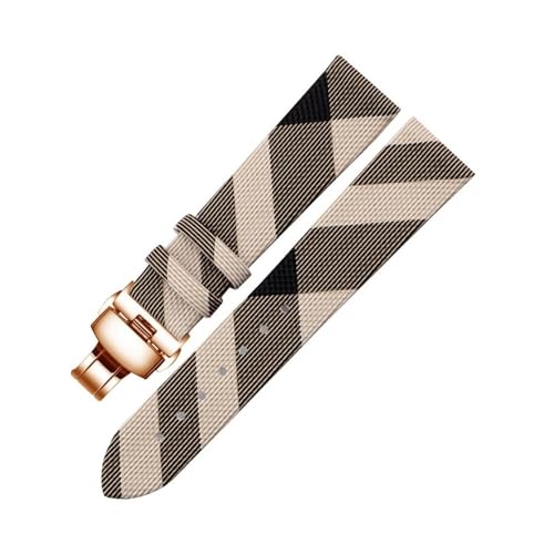 [MEVMEVGNLN] Fit For BU19384 �N���V�b�N�`�F�b�N�� �����Y�E���f�B�[�X �r���v�`�F�[���Ή����U�[�E�H�b�`�X�g���b�v(Rice rose B,18mm)