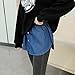 Huliyhus Denim Shirt Extender for Women Adjustable Layering Fake Top Lower Sweep Skirt Half-Length Splitting Mini Skirt Hemline Blue